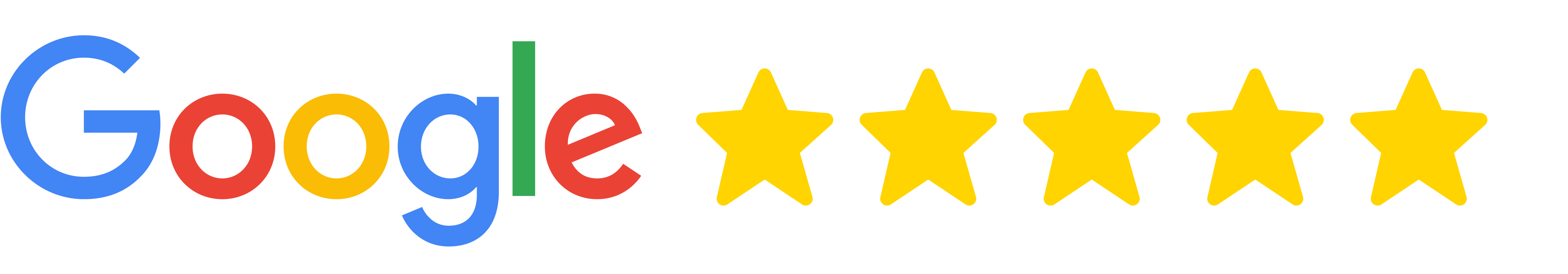 5-Sterne Bewertung bei Google